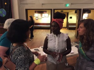 Board members Archana Sharma, Candace Chance, and Sarah Hope. 